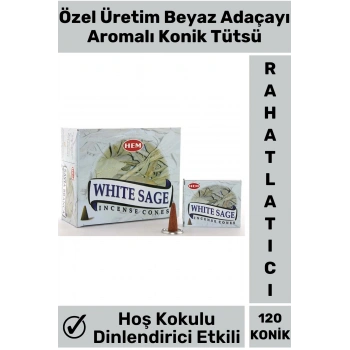 Rahatlatıcı Arındırıcı İyileştirici Ev Ofis Meditasyon Yoga Chakra Pozitif Enerji 120 Konik Tütsü