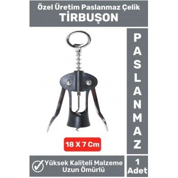 Özel Seri Yüksek Kaliteli Uzun Ömürlü Paslanmaz Çelik Tirbuşon Açacak Şarap Açacağı