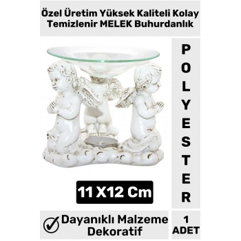 Premium Yüksek Kaliteli Dekoratif Şık Hediyelik Aromaterapi Kolay Temizlenir Polyester Buhurdanlık