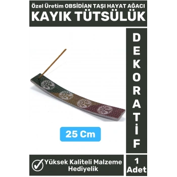 Özel Yüksek Kalite Dekoratif Hediyelik Yoga Chakra Meditasyon Pozitif Enerji OBSİDİAN TAŞI Tütsülük