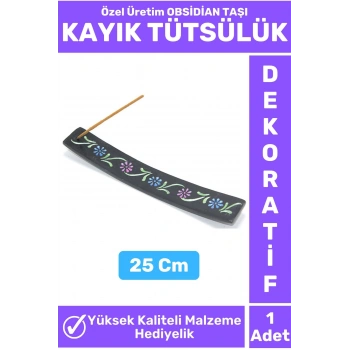 Özel Yüksek Kalite Dekoratif Hediyelik Yoga Chakra Meditasyon Pozitif Enerji OBSİDİAN TAŞI Tütsülük
