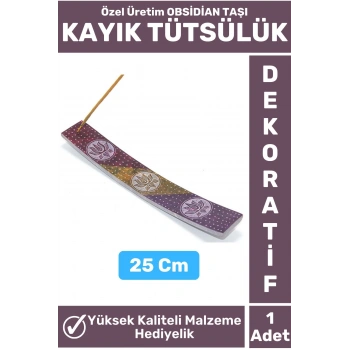 Özel Yüksek Kalite Dekoratif Hediyelik Yoga Chakra Meditasyon Pozitif Enerji OBSİDİAN TAŞI Tütsülük