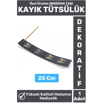 Özel Yüksek Kalite Dekoratif Hediyelik Yoga Chakra Meditasyon Pozitif Enerji OBSİDİAN TAŞI Tütsülük