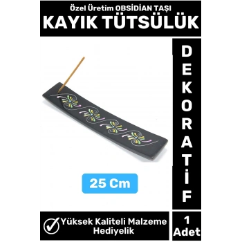 Özel Yüksek Kalite Dekoratif Hediyelik Yoga Chakra Meditasyon Pozitif Enerji OBSİDİAN TAŞI Tütsülük