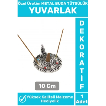 Özel Seri Yüksek Kaliteli Dekoratif Hediyelik Yoga Chakra Meditasyon Pozitif Enerji METAL Tütsülük