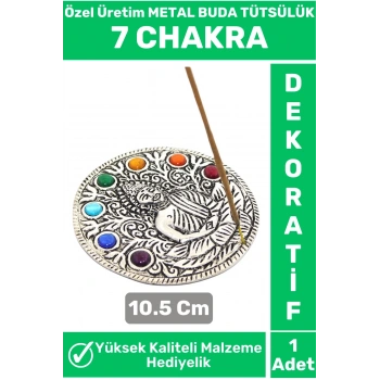 Özel Seri Yüksek Kaliteli Dekoratif Hediyelik Yoga Chakra Meditasyon Pozitif Enerji METAL Tütsülük