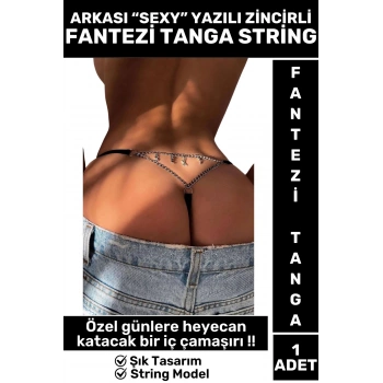 Özel Model Özel Gün Gece Sevgililer Günü Cosplay Erotik Arkasında SEXY Yazılı FANTEZİ STRİNG TANGA
