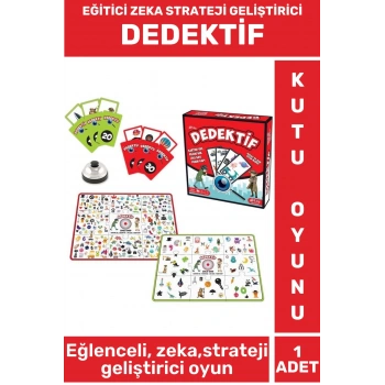 Özel Tasarım Eğlenceli Eğitici Zeka Strateji Beceri Geliştirici Çocuk Aile Kutu Oyun Takımı DEDEKTİF