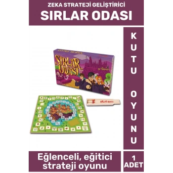 Özel Tasarım Eğlenceli Eğitici Zeka Strateji Becerisi Geliştirici Kutu Oyun Takımı SIRLAR ODASI