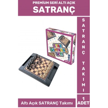 Premium Seri Aile Ev Arkadaş Zeka Strateji Beceri Geliştirici ALTI AÇIK KUTULU SATRANÇ Takımı