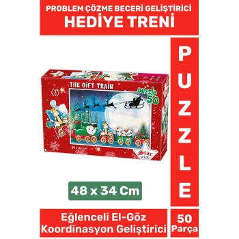 Premium Eğlenceli El Göz Koordinasyon Problem Çözme Beceri Geliştirici Çocuk PUZZLE HEDİYE TRENİ