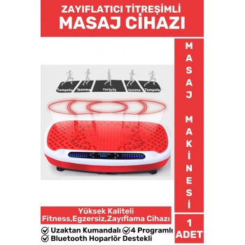Kol Bacak Karın 4 Programlı Uzaktan Kumandalı Yüksek Titreşimli Fitness Spor Masaj Cihazı