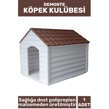 Premium Demonte Sağlıklı Polipreplen Malzeme Kolay Kurum Pet Evcil Hayvan Bahçe Köpek Kulübesi