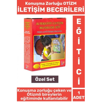 Premium Özel Eğitim Otizm Konuşma Zorluğu Geliştirici ALTERNATİF İLETİŞİM BECERİLERİ SETİ