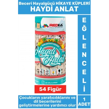 Eğitici Görsel Algı Yaratıcılık Dil Bilgisi Hayalgücü Geliştirici Eğlenceli Hikaye Küpü HAYDİ ANLAT