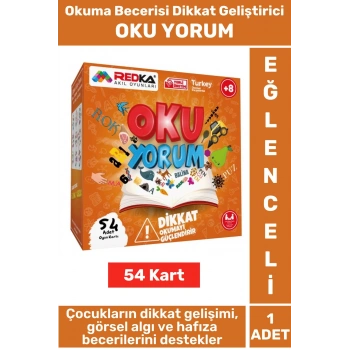 Premium Eğitici Dikkat Hafıza Okuma Becerisi Görsel Algı Geliştirici Eğlenceli Çocuk Oyun OKU YORUM