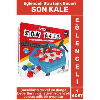 Premium Eğlenceli El Göz Koordinasyon Stratejik Beceri Dikkat Geliştiren Çocuk Eğitici Oyun SON KALE
