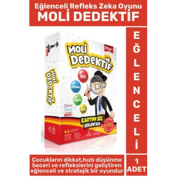 Eğlenceli Dikkat Hızlı Düşünme Refleks Stratejik Beceri Geliştiren Çocuk Eğitici Oyun MOLİ DEDEKTİF