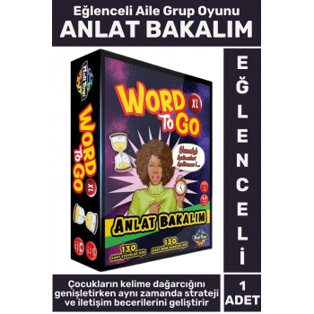Premium Eğlenceli Strateji Kelime İletişim Bilgisi Çocuk Aile Grup Eğitici Oyun ANLAT BAKALIM