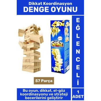 Premium Tüm Yaşlar Eğlenceli Strateji Dikkat El-Göz Koordinasyonu Geliştiren Grup Aile DENGE OYUNU