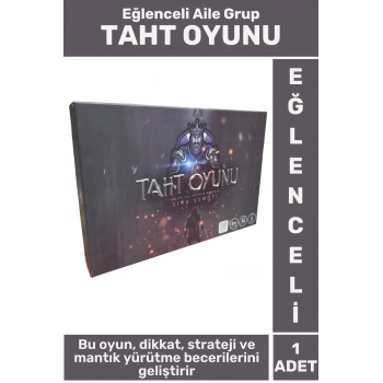 Premium Eğlenceli Dikkat Strateji Mantık Yürütme Hızlı Düşünme Geliştiren Aile Grup Oyun TAHT OYUNU