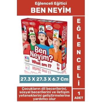 Eğlenceli Eğitici Dil Bilgisi Sosyal Beceri İletişim İlişki Kurma Gelişimi Çocuk Oyun BEN NEYİM ?