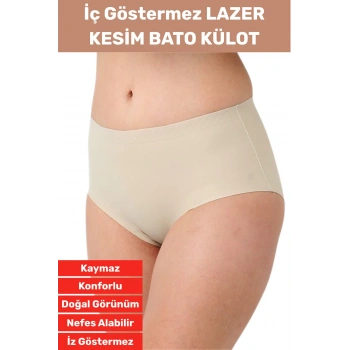 Özel Üretim İz İç Göstermez Kaymaz Sıkılaştırıcı Şekillendirici LAZER KESİM Bato Külot Korse