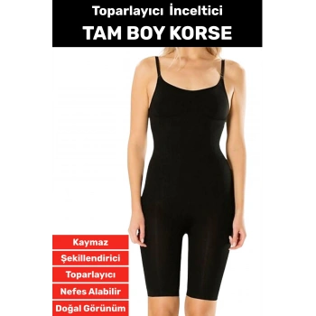 Özel Üretim İz İç Göstermez Kaymaz Sıkılaştırıcı Toparlayıcı Tam Boy Korse