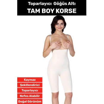 Özel Üretim İz İç Göstermez Kaymaz Sıkılaştırıcı Toparlayıcı Gögüs Altı Tam Boy Korse