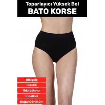 Özel Üretim İz Göstermez Yüksek Bel Sıkılaştırıcı İnceltici Vücut Toparlayıcı Dikişsiz Bato Korse