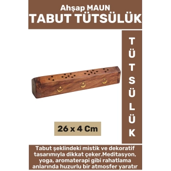 Özel Seri Yüksek Kalite Yoga Meditasyon Aromaterapi Chakra Pozitif Enerji Ahşap Maun TABUT Tütsülük