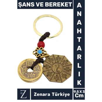Premium Model Yüksek Kaliteli Dekoratif Şık Özel Gün Hediyelik ŞANS VE BEREKET Motif Anahtarlık