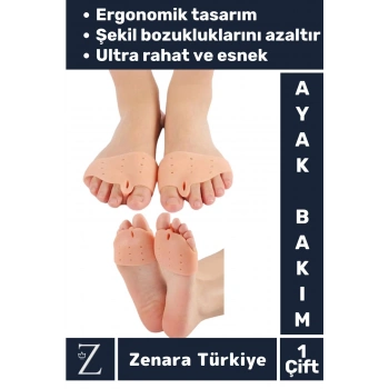 Premium Ergonomik Ayak Bunyon Makaralı Ultra Esnek Rahat Silikon Ayak Parmak Ayırıcı Düzeltici