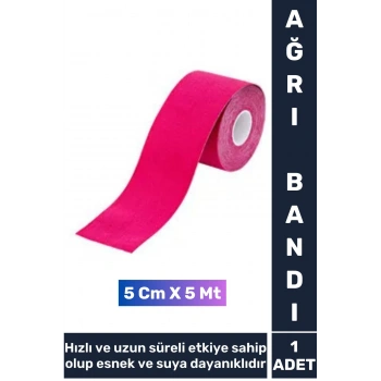 Premium Hızlı Uzun Süre Etkili Kas Bel Bacak Kol Boyun Sırt Omuz Karın Kalça Isı Ağrı Bandı Pembe