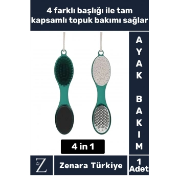 Premium Ayak Topuk Bakım Törpüsü Güzellik 4 in 1 Multifonksiyonel Ayak Topuk Bakım Aleti