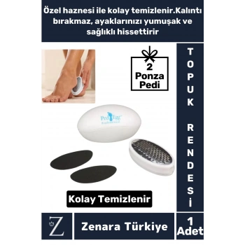 Premium Kolay Temizlenir Ölü Deri Cilt Kaldırma Nasır Temizleme Topuk Rendesi 2 Ponza Pedi
