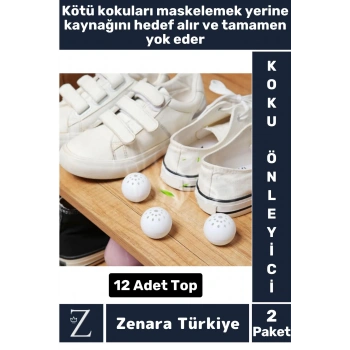 Premium Çevre Dostu Uzun Süreli Etkili Ferah Koku Spor Bot Ayakkabı Kötü Koku Giderici Top 12 Adet