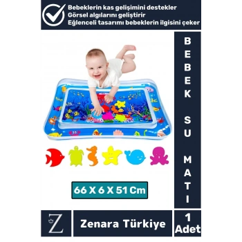Premium BPA Free Bebek Aktivite Oyuncağı Emekleme Zamanı Yatak Minder Renkli Su Oyun Matı
