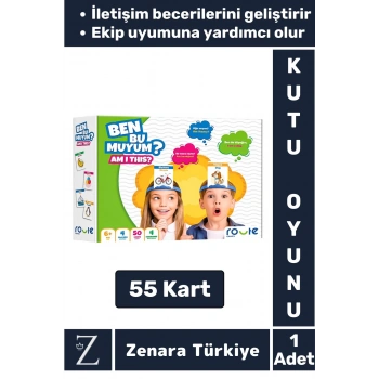 Premium Eğitici Görsel Algı Zeka İletişim Becerisi Çocuk Eğlenceli Tahmin Oyunu Ben Bu Muyum ?