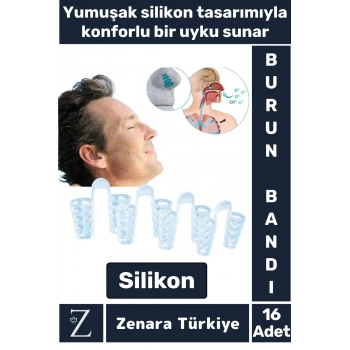 Premium Horlama Azaltıcı Rahat Nefes Alıp Verme Uyku Horlama Önleyici Burun Delik Aparatı 16 Adet