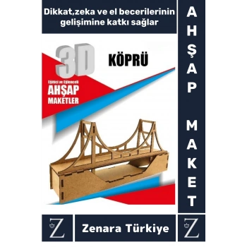 Premium Görsel Zeka El Becerisi Geliştirici Boyanabilir Puzzle Oyun Dekoratif Demonte Ahşap 3D Maket