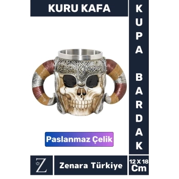 Premium Dekoratif Hediyelik Genç Yetişkin Eğlenceli Tasarım Figür Paslanmaz Çelik Kupa Bardak