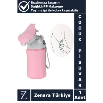 Premium Sağlıklı PP Malzeme +2 Yaş Taşıma İpli Tuvalet Eğitim Çocuk Lazımlık Sızdırmaz Pisuvar