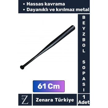 Premium Yüksek Kaliteli Kırılmaz Hassas Kavrama Kabiliyeti Metal Baseboll Beyzbol Sopası 61 Cm