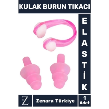 Özel Set Yumuşak Elastik Havuz Deniz Su Sızdırma Gürültü Önleyici KULAK BURUN TIKACI SETİ
