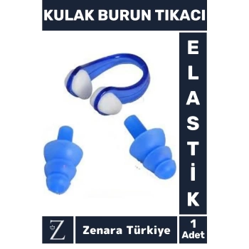 Özel Set Yumuşak Elastik Havuz Deniz Su Sızdırma Gürültü Önleyici KULAK BURUN TIKACI SETİ