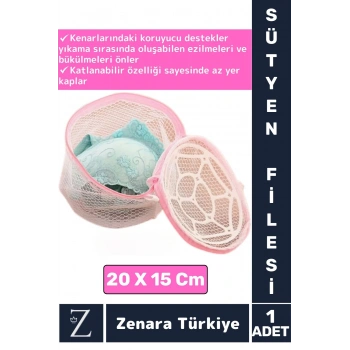 Uzun Ömürlü Tam Korumalı Deformasyon Önleyici Katlanabilir İç Çamaşırı Külot Sütyen Yıkama Filesi