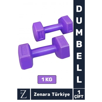Premium Yüksek Kalite Sert Plastik Egzersiz Pilates Isınma Ev Hafif Ağırlık Antrenman 2X1 Kg Dambıl