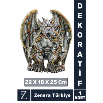 Premium Yüksek Kalite Çok Şık Dekoratif Hediyelik Özel Gün Biblo Koleksiyon POLYESTER STEAMPUNK