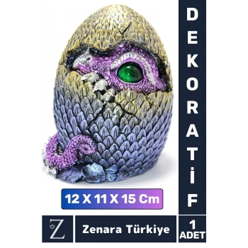 Premium Yüksek Kaliteli Çok Şık Dekoratif Hediyelik Özel Gün Biblo Koleksiyon POLYESTER DRAGON GÖZÜ